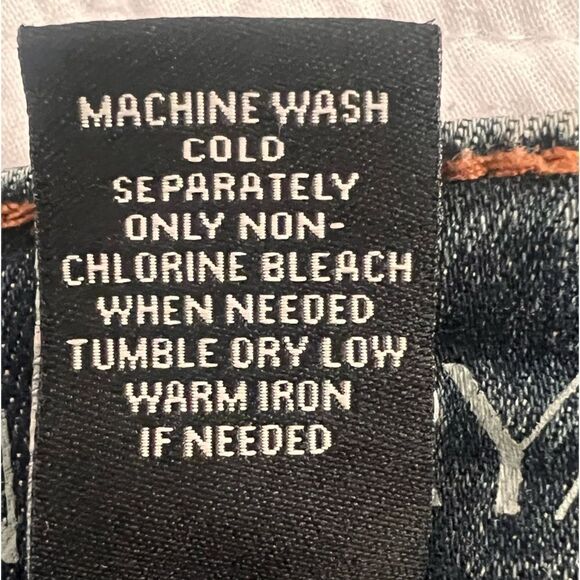 Lane Bryant Women's Low Rise Bootcut Dark wash Distressed Jeans sz 18 - Picture 12 of 13